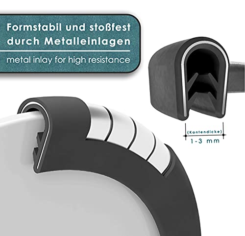 Türkantenschutz Auto King Kong State 8m Kautschuk mit Metallverstärkung
