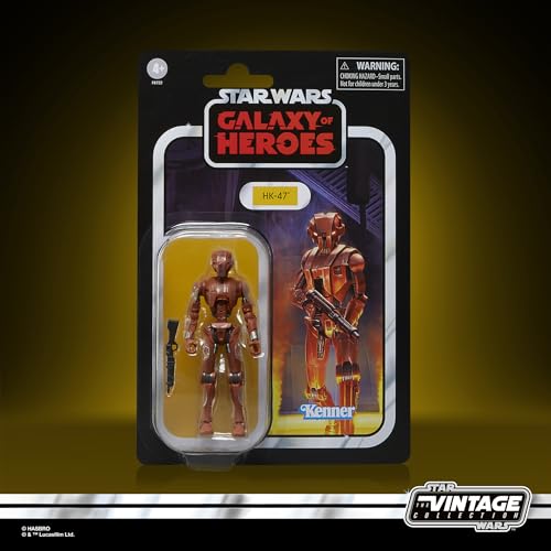 Star Wars The Vintage Collection HK-47 & Jedi Knight Revan 9.5-cm Galaxy of Heroes Action Figures 2-Pack, Brown, Medium - Image 3