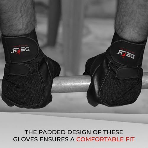 Defy Challenge Your Fear Defy Padded Weight Lifting Gloves With 13 Inch Long Wrist Wrap Genuine Leather Gym Gloves For Power Lifting thumb #5