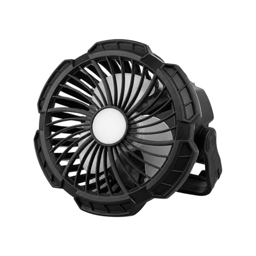 Ventilador De Tienda | 3 Velocidades 4000 mAh Con Luz LED,Ventilador Para Tienda | Para Pesca Al Aire Libre Playa Jardín Barbacoa Viaje