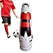 Inflatable Soccer Defender - PVC Portable Football Practice Wall | Heavy Duty Soccer Agility Practice | Goalkeeper Defender Training Equipment | for Adults Professionals Enthusiasts Beginners