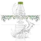 Contenu de l'emballage : vous recevrez 50 étiquettes de bouteille d'eau à thème feuille verte, avec des dimensions de 5 x 21 cm, suffisantes pour répondre à vos besoins d'utilisation.