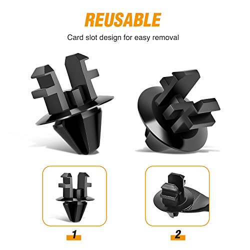 image for GOOACC 25Pcs Radiator Shroud Grille Retainer Clips Compatible with For