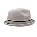 Peter Grimm Deppo Fedora Hat Silver