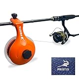 Pristis Fishing Line Winder, Reel Spooler with Unwinding System, Spool Holder with Handhold & Clamps, Anti-Twist Spooling Station, Adjustable Versatile Accessories for Baitcasting and Spinning Reel