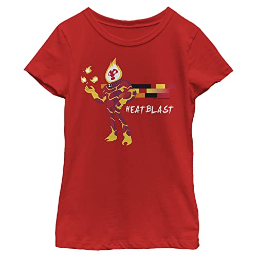 Ben 10 cadeau idéal pour fille T-shirt manches courtes Warner Bros Heatblast