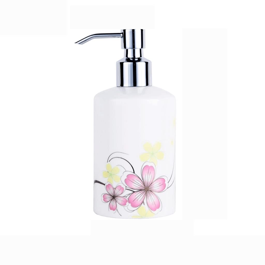 Kitchen Soap Dispenser Hand Soap Dispenser Kitchen Soap Dispenser Bathroom Soap Dispenser Ceramic Hand Soap Bottle (12.67oz) Handsoaps Dispenser