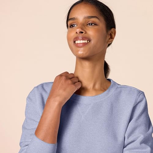Image of Amazon Essentials Women's Fleece Crewneck Long Sleeve Pullover Sweatshirt (Available in Plus Size)