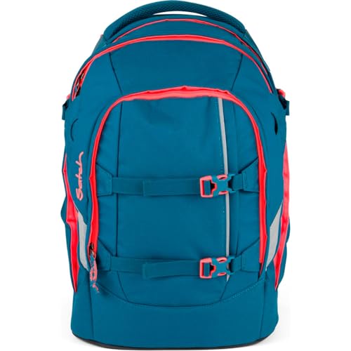 Satch pack school backpack from 5th grade ergonomic 30L Deep Sea - Turquoise
