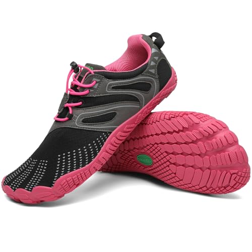 Chaussures de Trail Barefoot SAGUARO Homme Femme Randonnée Légère Basket Pieds Nus Zero Drop