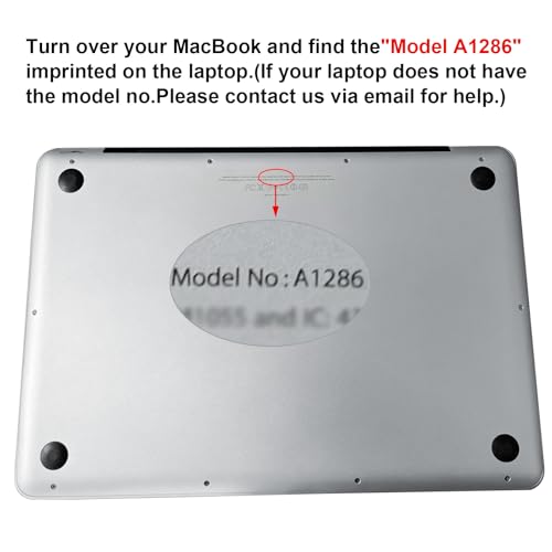 Image of A1321 A1286 (Only for Mid 2009 Mid 2010 Version) Laptop Battery for MacBook Pro 15 Inch Battery A1321 A1286 MC371LL /A MC372LL /A MB985 MB986 MC118 020-6380-A 020-6766-B 661-5211 661-5476 661-5844 73Wh