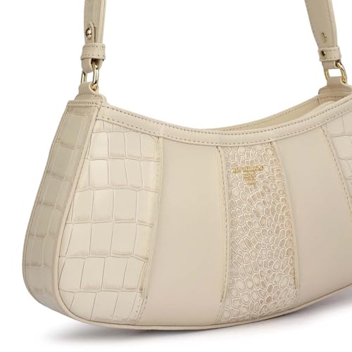 Image of Da Milano Leather Shoulder Bag for Women (01908OL)