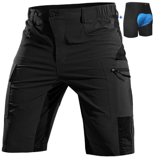 Cycorld Mountain-Bike-Shorts-Mens-Padded Biking...