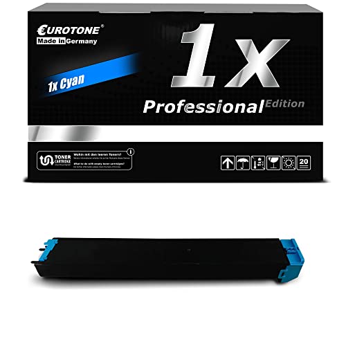 Toner MX23GTCA Cyan EuroPro Compatible avec Copieur Sharp MX3111 MX3114