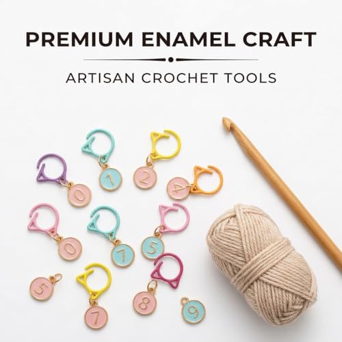 Blingcute Cat Stitch Markers for Crocheting,Mothers Day Gifts for Crochet Knitting Lovers, 20Pcs Pink & Blue Numbered Progress Keepers,Oil Drip Enamel Snag-Free Locking Markers,Gift for Crochet Mom
