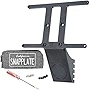 SnapPlate® (Model 3) - Removable, Height-Adjustable Front License Plate Mount for 2017-2023 Tesla Model 3 - Fast, Easy, Grille-Safe Bracket