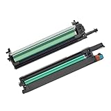 ERIHJOX Unité de Tambour DR711 CMYK adaptée à l'assemblage Konica Minolta dizhub C654 C754 654 754(Y)