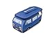 BRISA VW Collection - Volkswagen T3 Bulli Bus 3D Universal-Schmink-Kosmetik-Kultur-Reise-Hausrats-Tasche-Mäppchen-Beutel (Neopren/Blau)