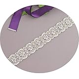 Hand Crystal Rhinestone Beaded Bridal Belts Sashes for Wedding Bridesmaid Dress Flower Girl Dress