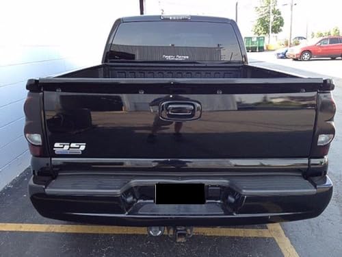 Image of 3Pcs SS Emblems Car Badge Nameplate 3D Logo Replacement for Silverado Sierra (Chrome)