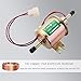 HAOBO Electric Fuel Pump 12V, Automotive Replacement Electric Fuel Pumps, Low Pressure 2.5-4 PSI Inline Fuel Pump, 12 Volt Fuel Pump Gasoline Universal for Lawn Mower Carburetor Gas Engine HEP-02A