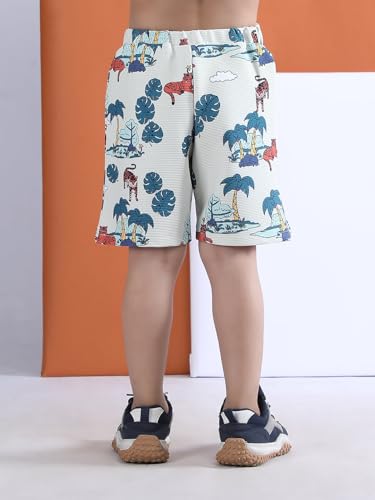 Image of POLKA TOTS 100% Pure Cotton T-Shirt and Shorts Combo For Boys | Summer Dress & Beach Wear for Boys and Toddlers | Breathable Premium Fabric Co-Ord Set Kids | Relaxed Fit Casual Summer Outfit for Kids