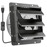 HG Power 10 Inch Shutter Exhaust Fan, 647CFM Quiet...