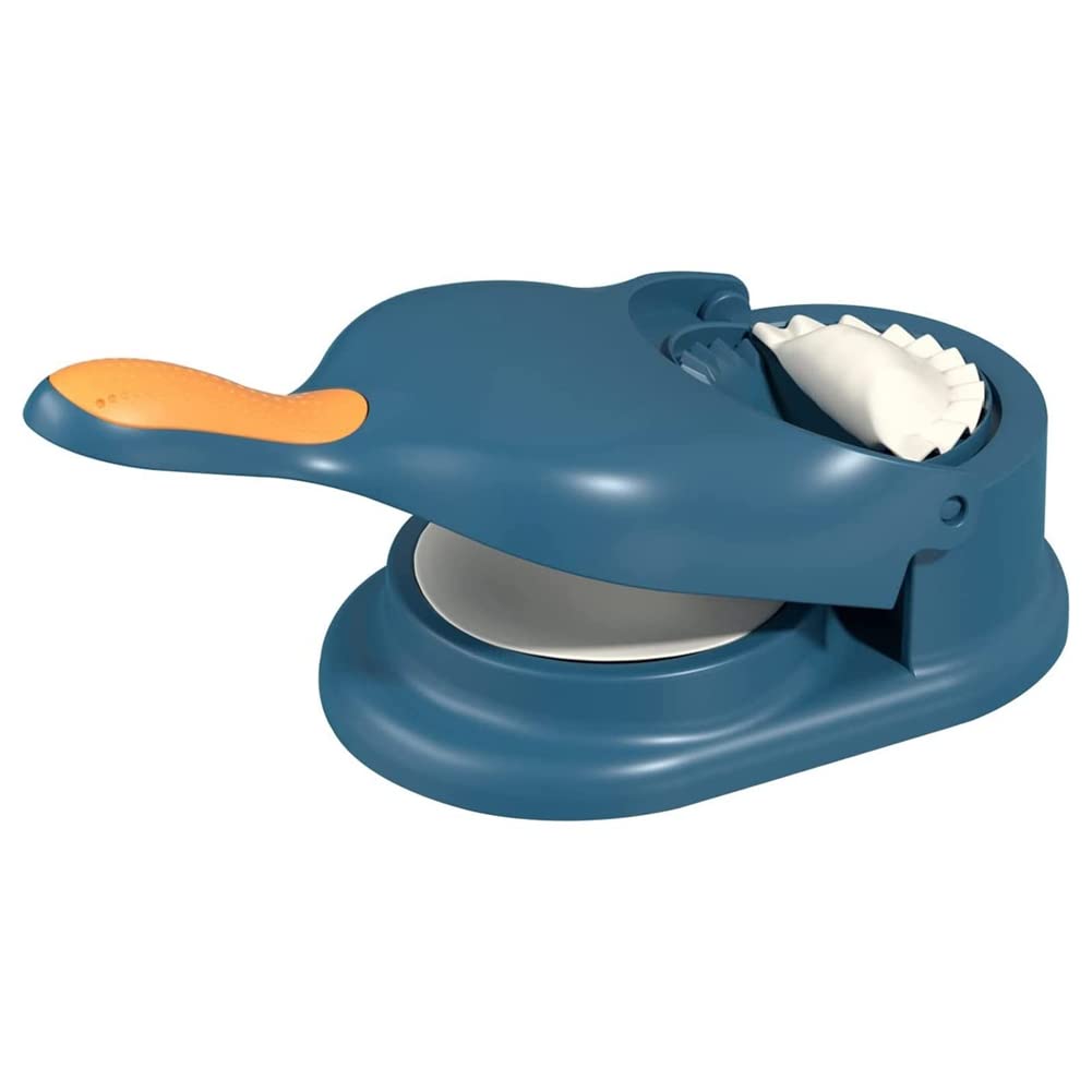 CTRLZS Dumpling Maker Machine Dumpling Mold Maker Pressing Dumpling Skin Mould Dumpling Making Tool,Blue
