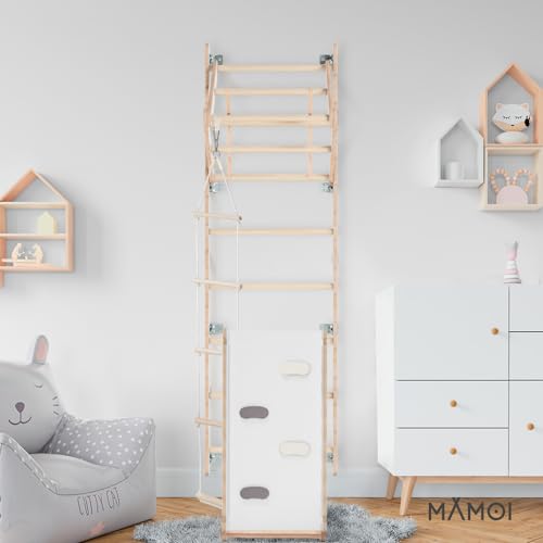 Sprossenwand MAMOI Klettergerüst für Kinderzimmer Indoor