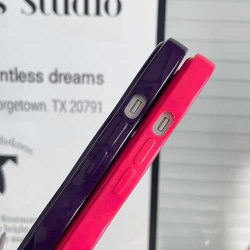 Coque iPhone 13 onde bouclée silicone antichoc rose
