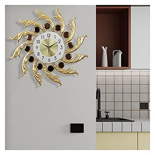 Horloge murale à quartz sans tic-tac, grande montre de 50 cm précise