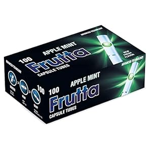 Frutta Click hulzen Apple Mint filterhulzen met aroma-capsule 5 dozen (500 hulzen)