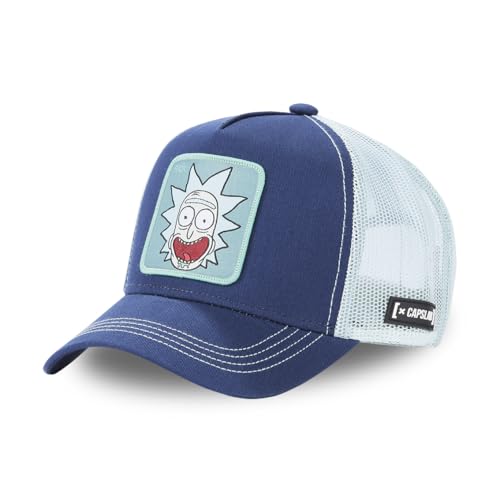 Tracker Kappe Herren Rick and Morty, Cap Herren, Rick Sanchez, Natürlich, Blau, Einheitsgröße