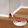 GCJUYA Flexible Quarter Round Molding, 118" Peel and Stick Silicone Rubber Quarter Round Trim, Self Adhesive Edge Molding for Floor, Waterproof Bendable Trim for Wall Edge Corner, Countertop, White
