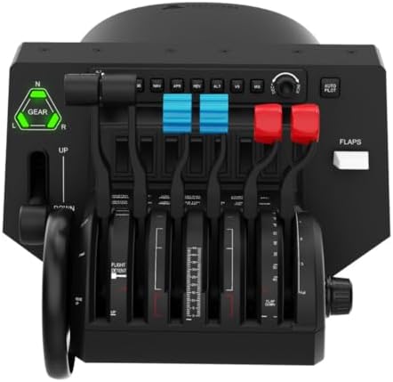 Honeycomb Aeronautical Bravo Throttle Quadrant with Auto Pilot & Annunciator Panel in aviation quality for flight simulator | Universal control system for simmer and pilots | PC [video game]