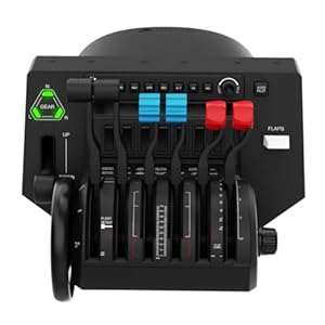 Honeycomb Bravo Throttle Quadrant — Flight Simulator Controls w/Autopilot, Annunciator Panel, Gear, Flaps, Trim Wheel — All-in-One Cockpit System w/Configurable Throttle Setup