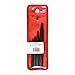 Mayhew Tools 62215 Center Punch, 4-Piece Set, Black Oxide Finish