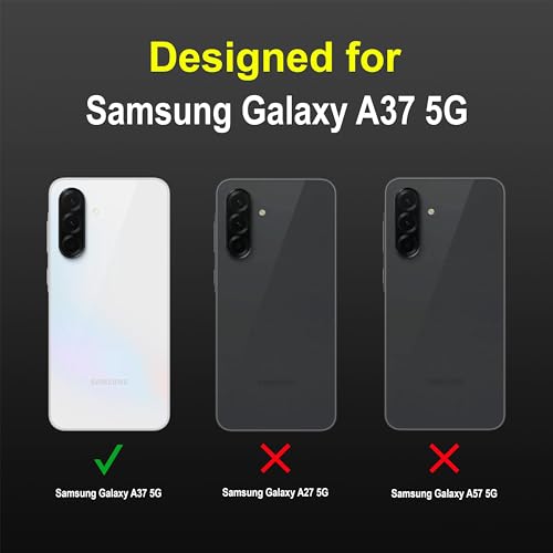 Image of Zapcase Back Case Cover for Samsung Galaxy A37 5G | Compatible for Samsung Galaxy A37 5G Back Cover | Liquid Silicon Magic Case with Camera Protection | Black