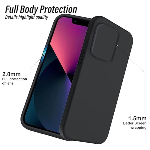Image of Liquid Silicone Back Case Cover for Realme 12X 5G / Realme 12 5G - Flexible With Inner Lining and Camera Protection (Black)