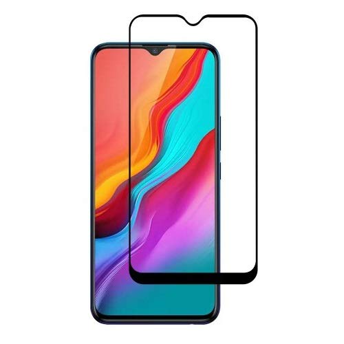 Muzz Infinix Hot 10 Lite 9D Curved Full Coverage Premium Scratch Resistance 5D Touch Tempered Glass Screen Protector For Infinix Hot 10 Lite