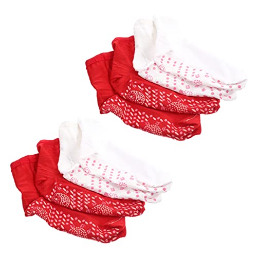 BESPORTBLE 4pairs Comfortable Heated Socks for Men and Women Washable Self-heating Thermal Socks of Mid-calf for Outdoor Activities Skiing and Hiking Breathable for All-day Warmth