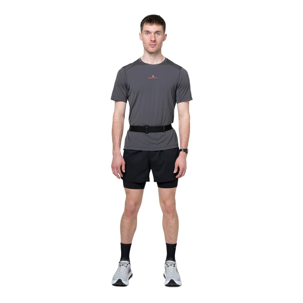 Ronhill Running Speed 90 Riñonera, Negro/Rojo Ronhill, O/S