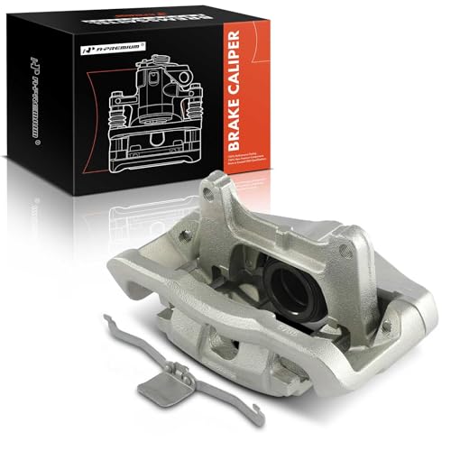 A-Premium Disc Brake Calipers Assembly with Bracket Compatible with Audi A4/A4 Quattro 2005-2006, A6 2006, A6 Quattro 2005-2011, S4 2004-2006, 4.2L, Front Right Passenger Side