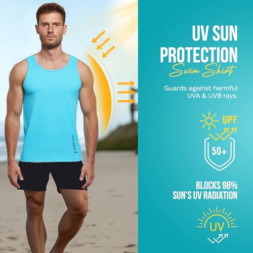 Banana Boat UPF 50+ Water Proof Muscle T Shirts for Men's2