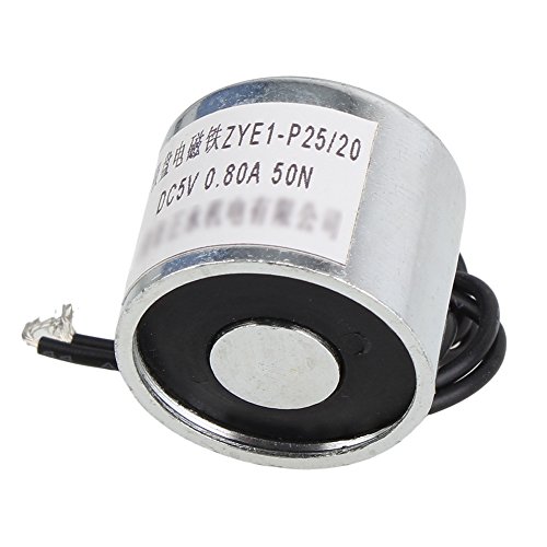 DC 5V 4W 0.8A 50N 5Kg Sucked Electric Lifting Magnet Electromagnet Sucked Metal