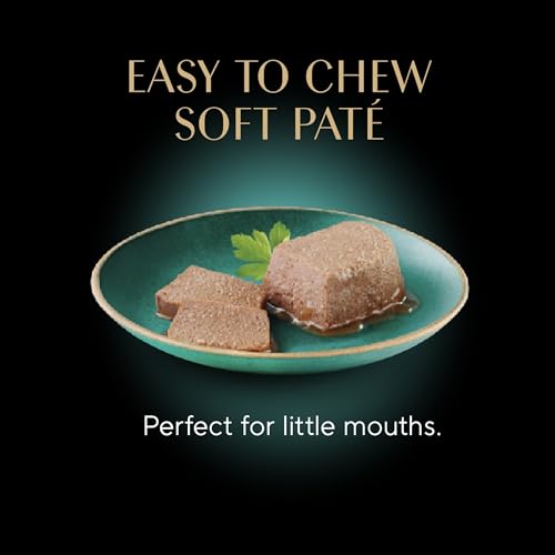 Image of Sheba Perfect Portions Kitten Wet Food, Pate Cat Food Wet Entree, Salmon Recipe, 2.6 oz. Twin-Pack Trays (24 Count, 48 Servings)
