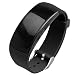 Produktbild OenFoto kompatibel Gear Fit 2 Pro/Fit 2 Armband, Ersatz Silikon Zubehör Gurt für Samsung Gear Fit 2 Pro SM-R365 / Gear Fit2 SM-R360 Smartwatch -Schwarz