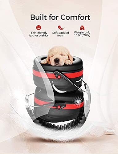 Ear Defenders Muffs Noise Reduction SNR 36dB Safety Ear Protectors Provide Hearing Protection For Shooting, Construction, Yard Work, Machinery Work Mowing