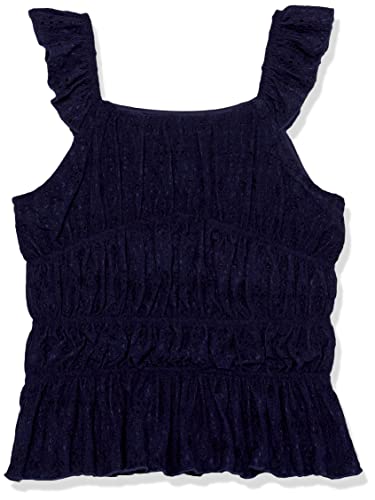 Image of Speechless Girls' Short Sleeve Shirred Eyelet Top