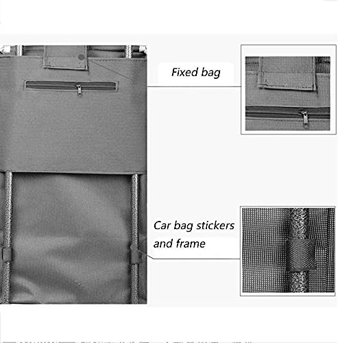 JHYFT Einkaufstrolley Multifunktions-Einkaufstrolley Pull Rod Car Fashion Trolley Treppensteigen Zusammenklappbarer… – Bild 5